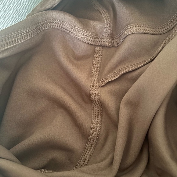 Tan Long Sleeve Crop Top and Leggings - Picture 7 of 7